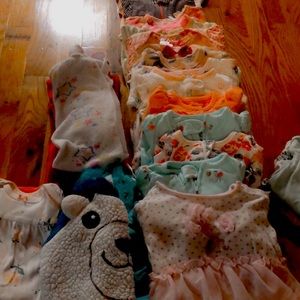 53 newborn items $1 per item mostly Carter’s